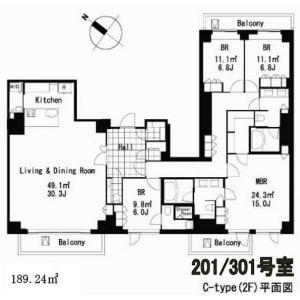 Esty Maison Motoazabu Floor Plan