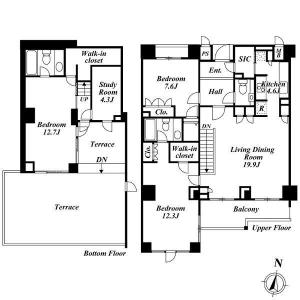 Esty Maison Shirokanedai Floor Plan