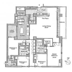 Residence Furukawa Floor Plan