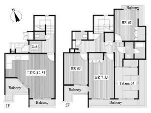 Residence Kakuozan Floor Plan