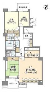 Hiroo Garden Hills Center Hill G Floor Plan