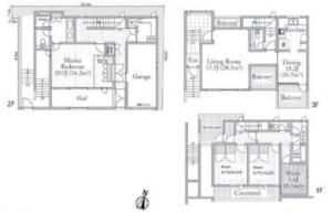 Azabudai 3chome House Floor Plan