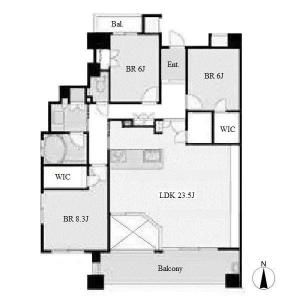 Lions Higashiyama Residence Floor Plan