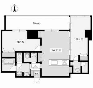 Sakura Hills Nishiki Platinum Residence Floor Plan
