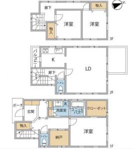 Shirokane 6 Chome House Floor Plan