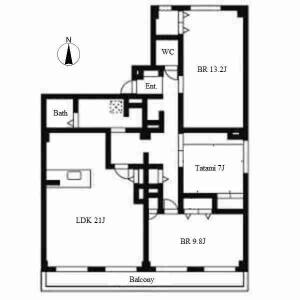Mansion Koyodai B Floor Plan