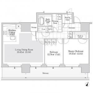 Roppongi Grand Tower Residence Floor Plan