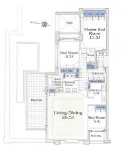 Prime Maison Gotenyama West Floor Plan