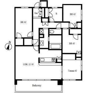 Higashiyama Koen Residence Floor Plan