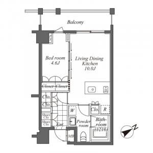 Tre Di Residencia Ebisu Floor Plan