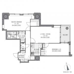 Roppongi Hills Residence B Floor Plan