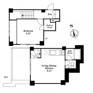 KDX Residence Kagurazakadori Floor Plan