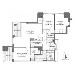 Roppongi Hills Residence B Floor Plan