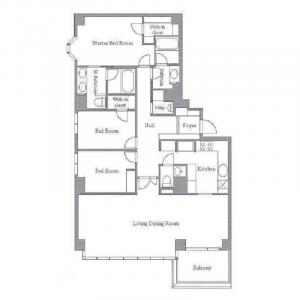 Windsor House Motoazabu Floor Plan