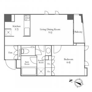 KDX Residence Ebisu Floor Plan