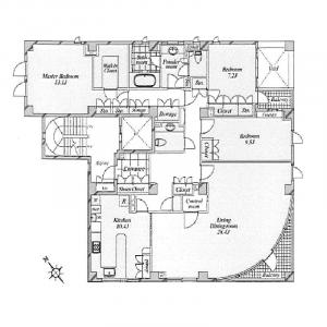 Shoto Park Mansion Floor Plan