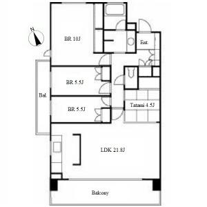 Prime Maison Fujimidai Floor Plan