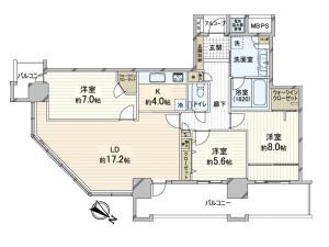 Lions Tower Tsukishima Floor Plan