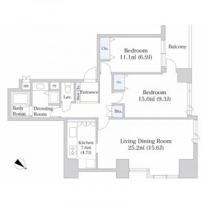 Kachidoki Residence Floor Plan