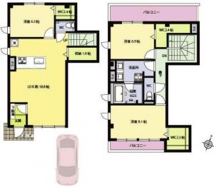 Nishihara 2 chome House Floor Plan