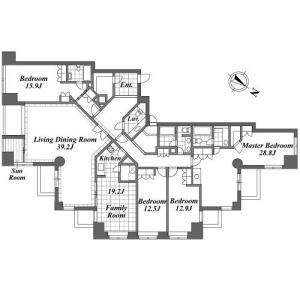 Aoyama Daiichi Mansions Floor Plan