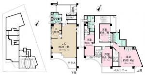 Camellia Court Kamiyamacho 102 Floor Plan
