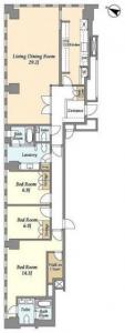 The Prudential Tower Residence 3310 Floor Plan