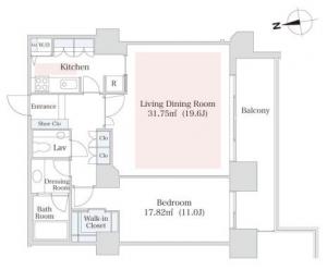 Izumi Garden Residence 1105 Floor Plan