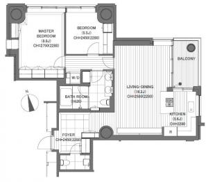 Roppongi Hills Residence C 901 Floor Plan