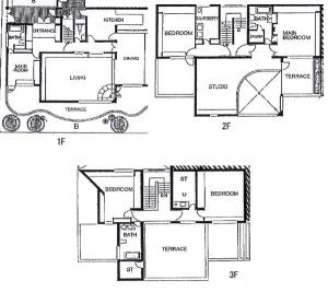 Nakamaru House B Floor Plan