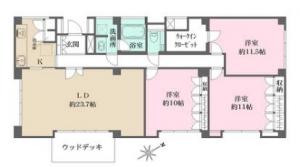 Hiroo Cider Court 105 Floor Plan