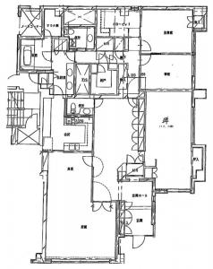 Castle Motoazabu 103 Floor Plan