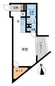 Aden Shibakoen 206 Floor Plan