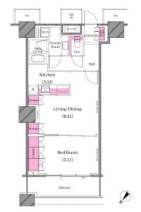The Tokyo Towers Mid Tower 2919 Floor Plan