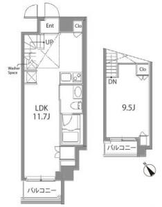 Castalia Nakameguro 604 Floor Plan