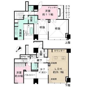 City Tower Azabu-Juban 3702 Floor Plan