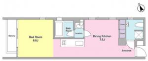 Court Modelia Roppongi 301 Floor Plan