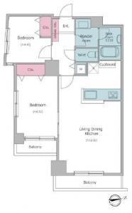 KDX Residence Akihabara 0204 Floor Plan