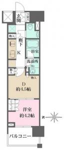The Park House Urbans Shibuya 203 Floor Plan