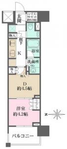 The Park House Urbans Shibuya 205 Floor Plan