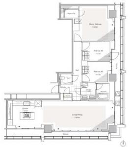 Livio Residence Nishiazabu 2603 Floor Plan