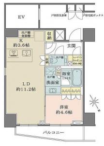 The Park House Kitaoyama 902 Floor Plan