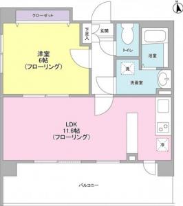 LIBARE Akihabara 0602 Floor Plan