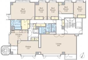 Meiji Park Heights 401 Floor Plan