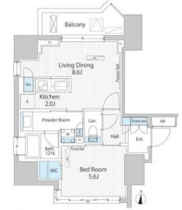 Gran ciel Minami-aoyama 505 Floor Plan