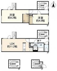 Well Square ISM Yotsuya Daikyocho 302 Floor Plan