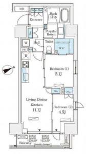 Park Nade Fit Minami-aoyama Garden 301 Floor Plan