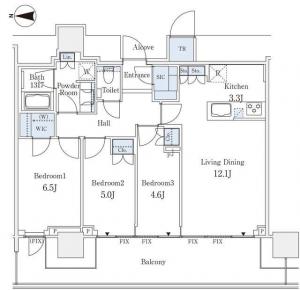 THE COURT JINGUGAIEN 1012 Floor Plan