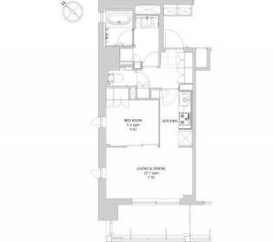 Dimus Nihonbashi Suitengu 501 Floor Plan