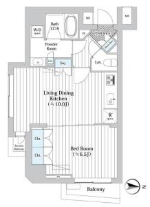 Plaire Deuxq Shinjuku West 201 Floor Plan